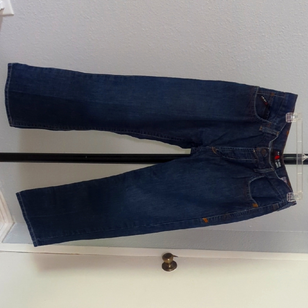 Ariat Blue Straight-Leg Jeans Classic Denim FR